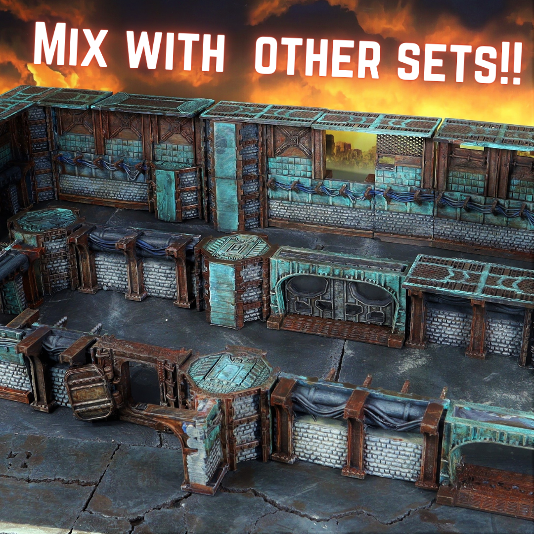 Undercity Corridor Set - Printable STL file