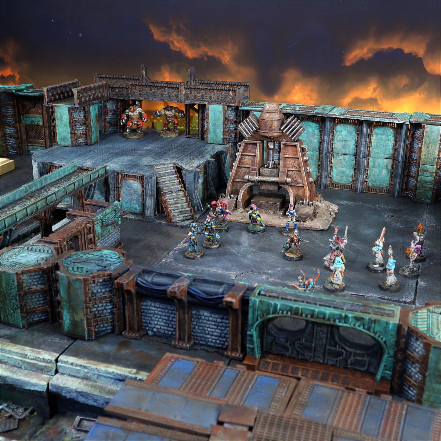 Undercity Corridor Set - Printable STL file