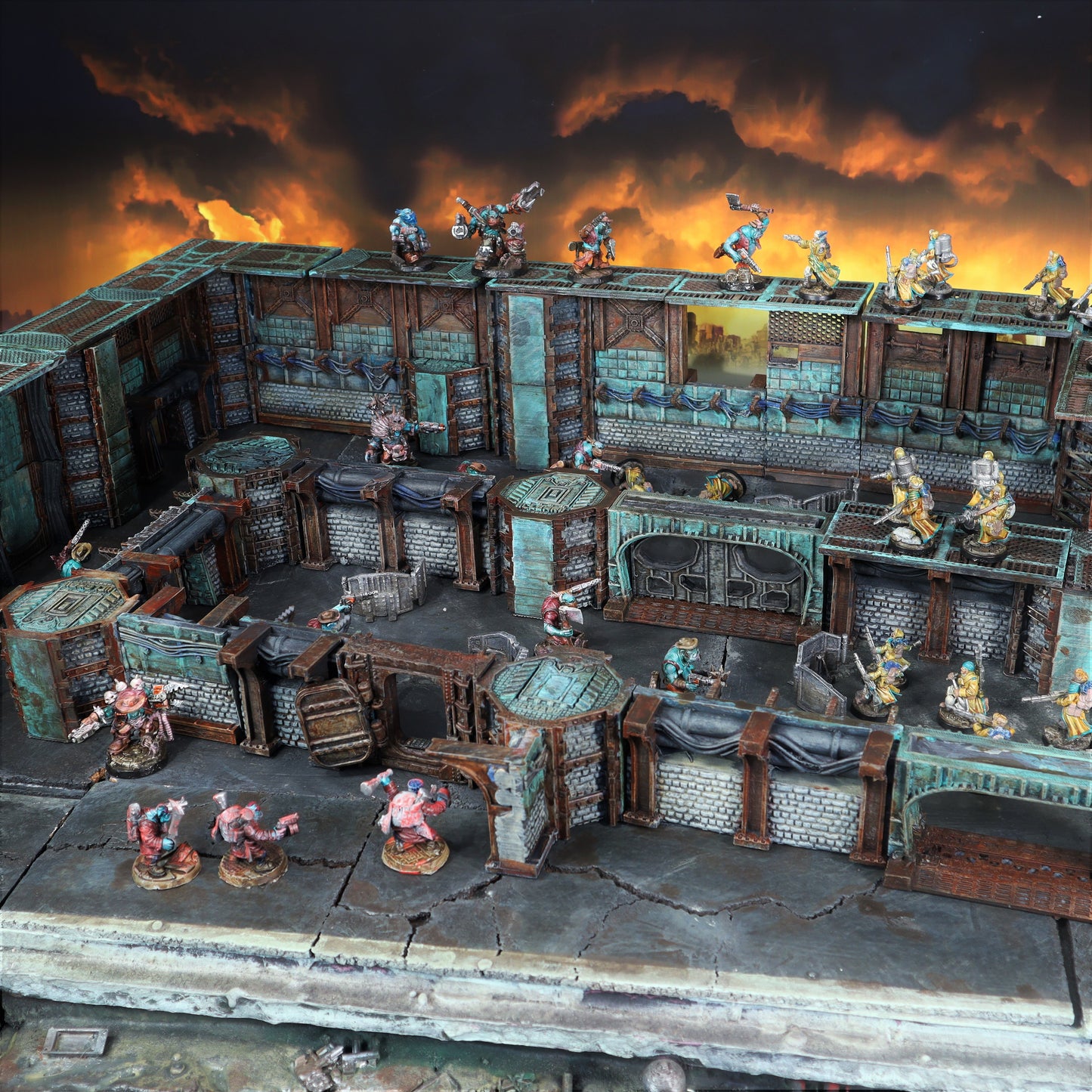 Undercity Corridor Set - Printable STL file